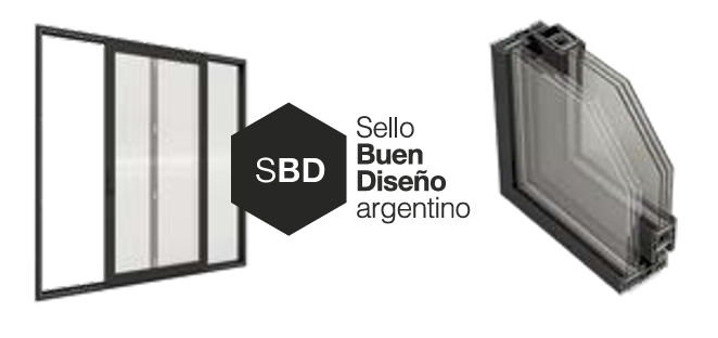 ventana de PVC línea evolution